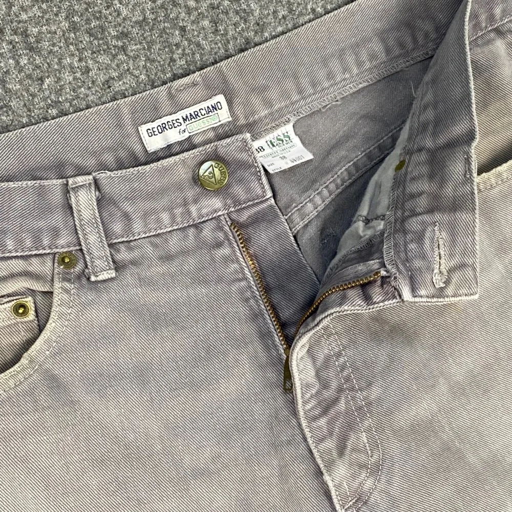 Vintage Guess Jean Georges Marciano Mens 38 Fits‎ 35 Gray High Rise 80s 44001